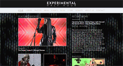Desktop Screenshot of experimentalhalfhour.com